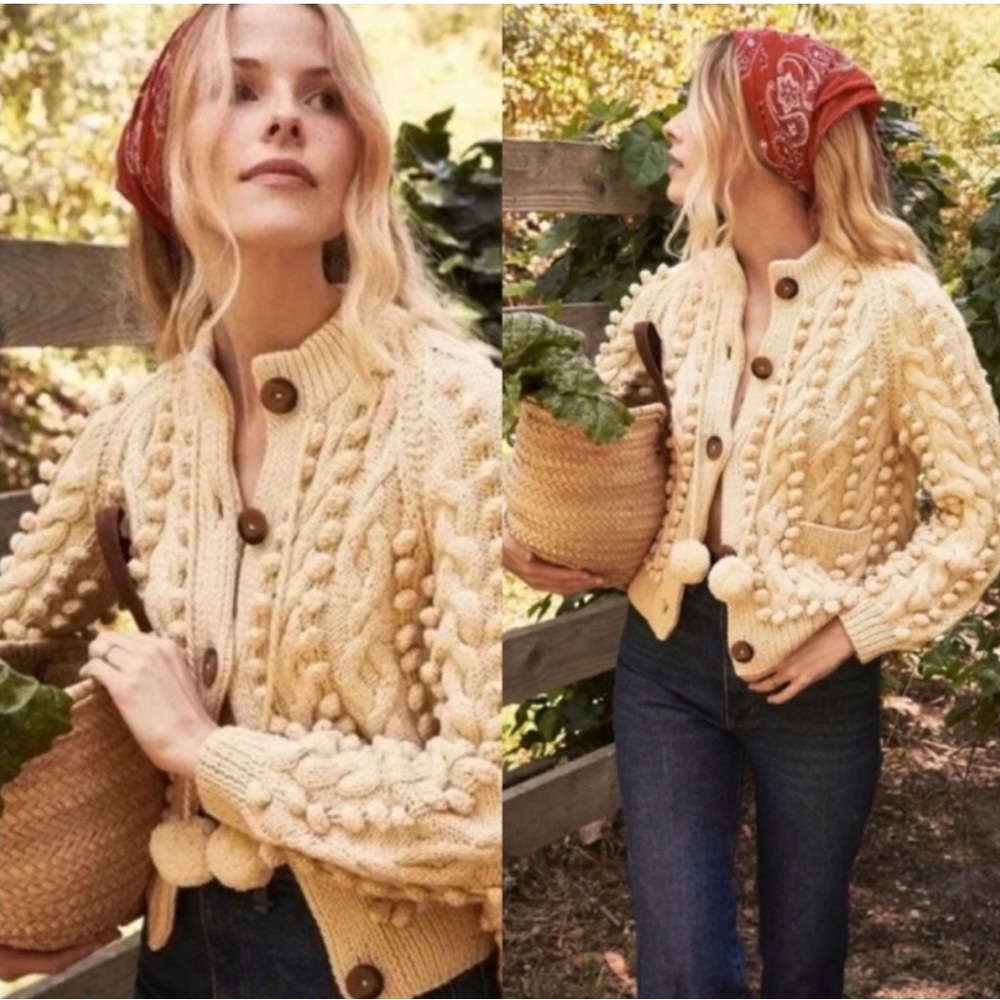 Doen Pomme Cream Cardigan